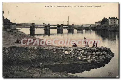 Behobie (Basses-Pyrénées) — O Ponte Franco-Espanhol — JND Phot.