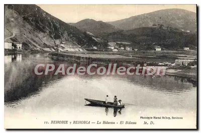 Behobia — O Rio Bidassoa — El Bidasoia — Fototipia Marcel Delboy, Bordeaux