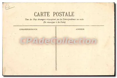Béhobie - Vista geral, lado da França - O Ponte Internacional Franco-Espanhola - BR - 3021 — Verso