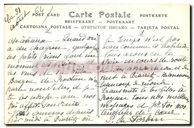 Jardim da Casa de Édmond Rostand em Cambo — editor Le Parterre Français, n° 2 — Verso
