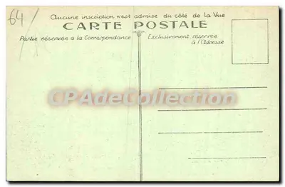 Cambo-les-Bains — Villa Arnaga de Edmond Rostand — Cadeia de Montanhas — editor Marcel Delboy, Bordeaux, n°10 — Verso