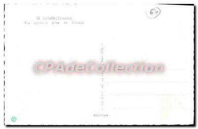 Cambo-les-Bains — Ogólny widok z Celliaya — Réal-Photo, 44, rue Lepelletier, Paris (15e) — Rewers