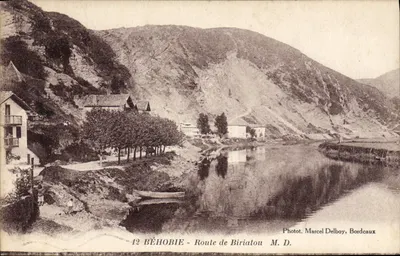 Béhobie - Estrada de Biriatou — Foto. Marcel Delboy, Bordcaux