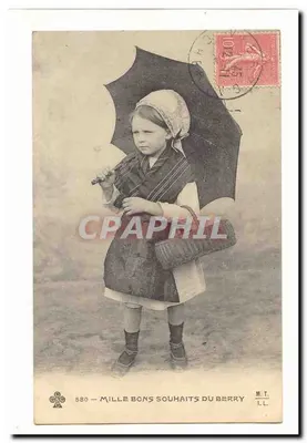 Niño con paraguas — Mil buenos deseos del Berry — M.T. 580