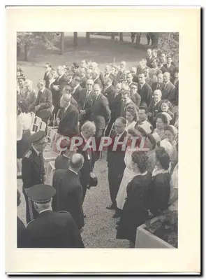 PHOTO Offizielle Reise von Herrn dem Präsidenten der Republik Dijon Macon 15. und 16. Mai 1948 Auriol Sanatorium Trouhaude