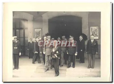 FOTO Viagem oficial do Sr. o Presidente da República Dijon Macon 15 e 16 de maio de 1948 Auriol a Macon Estação