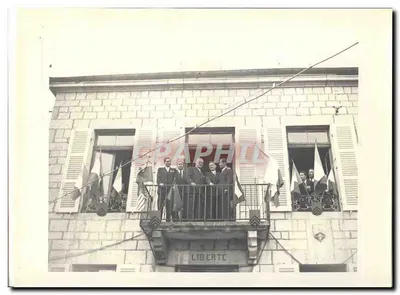 FOTO Viagem oficial do Sr. o Presidente da República Dijon Macon 15 e 16 de maio de 1948 Auriol a Cuiseaux Prefeitura