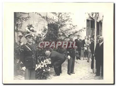 FOTO Viagem oficial do Sr. o Presidente da República Dijon Macon 15 e 16 de maio de 1948 Auriol a Cuiseaux
