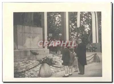 FOTO Viagem oficial do Sr. o Presidente da República à Savóia Maio 1947 Auriol a Annecy Morts