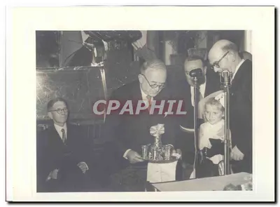 FOTO Viagem oficial do Sr. o Presidente da República à Savóia Maio 1947 Auriol a Annemasse