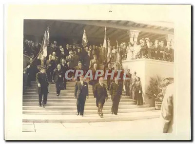 FOTO Viagem oficial do Sr. o Presidente da República para a Savoia Maio 1947 Auriol a Evian Casino