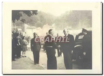 FOTO Offizielle Reise von Herrn dem Präsidenten der Republik nach Savoie Mai 1947 Auriol nach Dortan