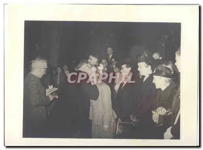 PHOTO Offizielle Reise des Herrn Präsidenten der Republik nach Savoie Mai 1947 Auriol nach Dortan