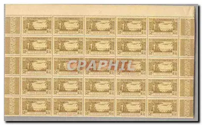 Costa do Marfim FEUILLE COMPLETE DE 100 TP Poste Aerienne 4 4f90 Bistreolive ** Excelente estado