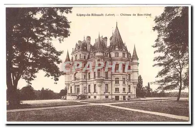 Ligny-le-Ribault (Loiret) — Castelo de Bon-Hôtel