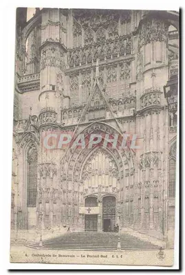 Catedral de Beauvais — O Portal Sul — C. L. C.