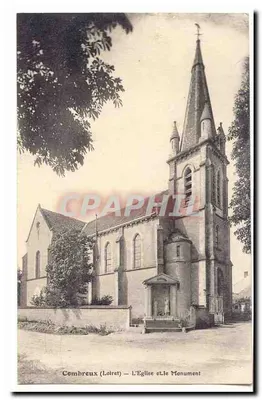 Combreux (Loiret) — A Igreja e o Monumento