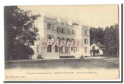 Castelo de Villegonduin — Arredores de Lamotte-Beuvron — NOUAN-LE-FUZELIER — Editor Ollier, foto Lamotte