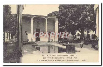 Pavillon national de la Suède — Exposition internationale des arts décoratifs — Paris 1925 — Carl S. Bergsten architecte