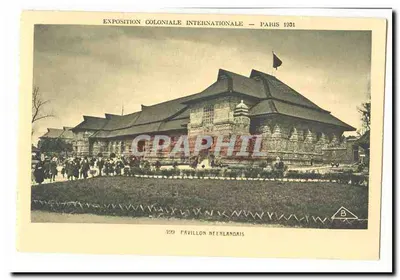 Pavillon néerlandais — Exposition coloniale internationale — Paris 1934