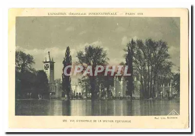 Exposition Coloniale Internationale — Paris 1931 — Vue d'ensemble de la section portugaise — Raoul Lina, Architecte
