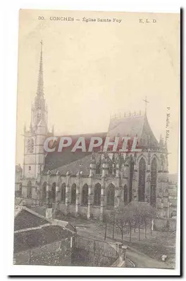 Conches — Igreja de Santa Foy — P. Monin, Edi.