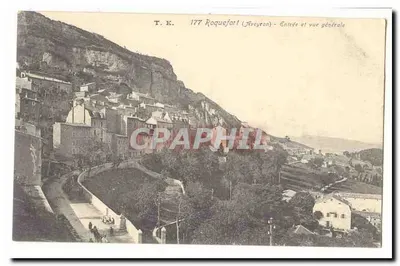 Roquefeuil (Aveyron) — Entrada e vista geral — T.E. 177