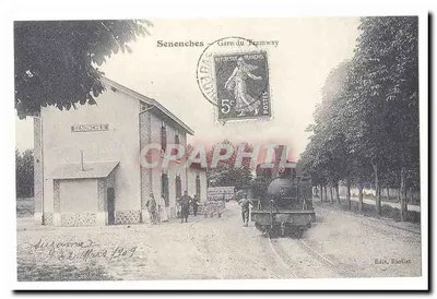 Senenches — Tramwaybahnhof — Edit. Riollet