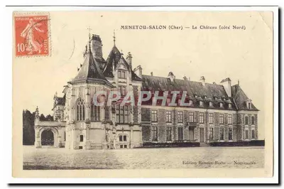 Menetou-Salon (Cher) — O Castelo (lado norte) — Edição Renoux-Boëte — Novidades