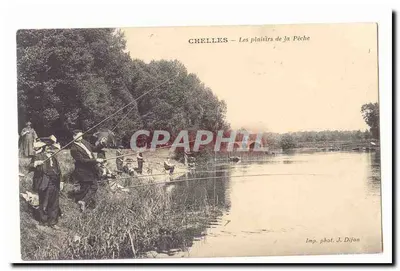 Chelles — Os prazeres da Pesca — Imp. fot. J. Dijon