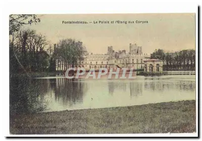 Fontainebleau — Pałac i Jezioro z Rybami