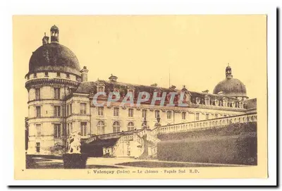 Valençay (Indre) — Zamek — Fasada Południowa — R.D.