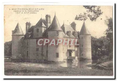 MOUTIERS-les-MAUXFAITS — Castelo da Cantaudière (séculos XV e XVI) — editor não visível