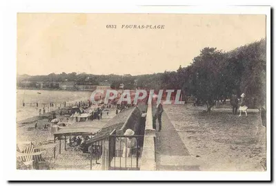 Fouras-Plage — vista da praia e do cais — n° 6832
