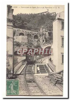 LYON — Funicular de Saint-Just e de Fourvières — L. B.