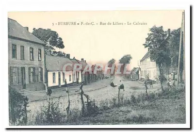 Burbure - P.-de-C. - Rue de Lillers - O Calvário