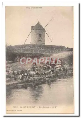 Saint-Benoît — Les Lavoires — Côte d’Émeraude — G.F. — n° 3886