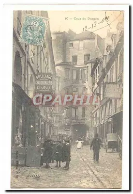 Cour du Dragon — Lyon — éditeur G. Vieux Paris