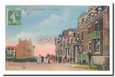 Quend-Péage (Somme) — Rue de Paris — Édit. Maillet Vaugue, Éd.