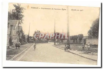 PERSAN — Localização da antiga Igreja — demolido em 1923
