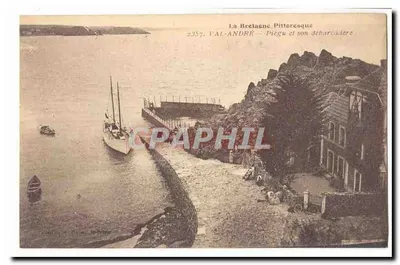 La Bretagne Pittoresque — Piégü et son débarcadère — VAI-ANDRÉ