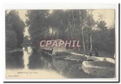 Méréville - O Lavoire — Sureau, litógrafo