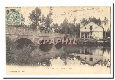Villemeux - Margens do rio Eure — Ch. Feucault, editor, Dreux