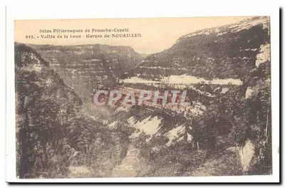 Vallée de la Loue - Gorges de NOUAILLES — Sites Pittoresques de Franche-Comté, n° 613