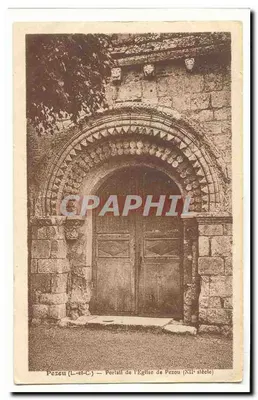 Pezou (L.-et-C.) — Portal Kościoła w Pezou (XI wiek)