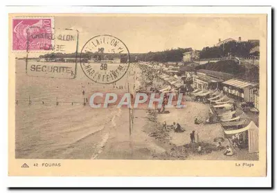 Fouras — A Praia — Carta postal n°42