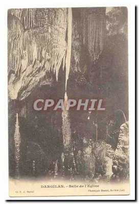 Dargilan - Sala da Igreja — Fototipia Baudel, St-Céré (Lot)