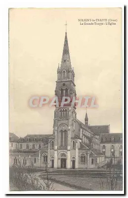 Soligny-la-Trappe (Orne) — A Grande-Trappe - A Igreja — Editor: Jean Jules Bonnaud