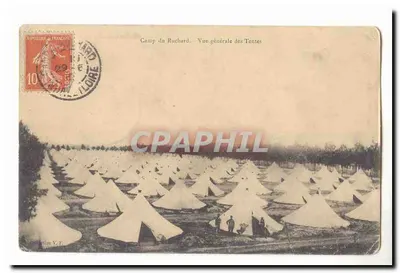 Camp du Ruchard — Ogólny widok namiotów — Wydawnictwo Y. F.