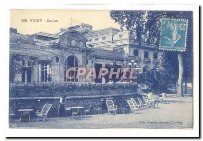 Vichy - Casino — éditeur Fassier, Quatre-Chemins, n° 599